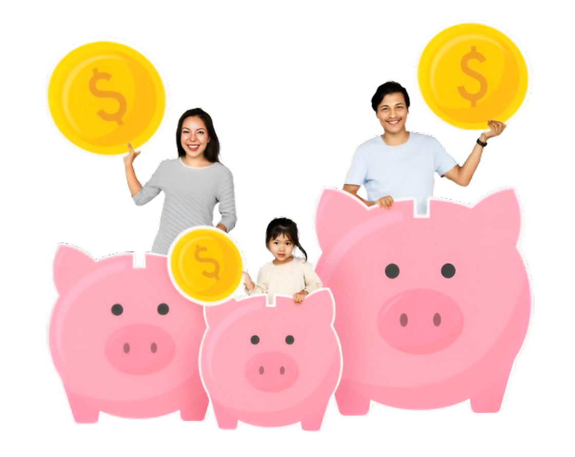 Family and coins